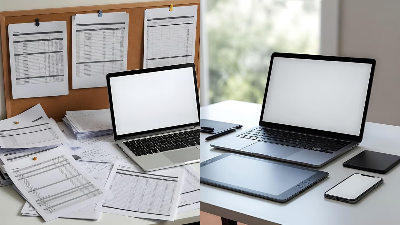 Vergleich zwischen Excel-Vorlage und professioneller Zeiterfassungssoftware